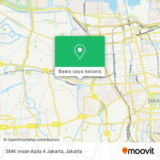 Peta SMK Insan Aqila 4 Jakarta