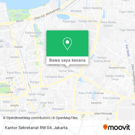 Peta Kantor Sekretariat RW 04