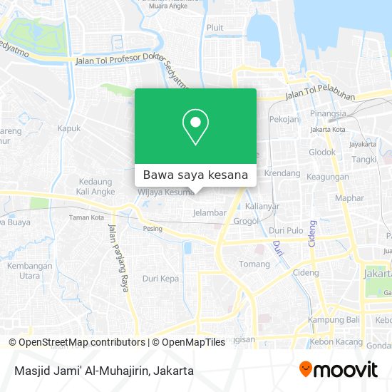 Peta Masjid Jami' Al-Muhajirin
