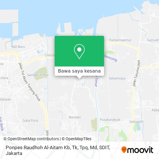Peta Ponpes Raudhoh Al-Aitam Kb, Tk, Tpq, Md, SDIT