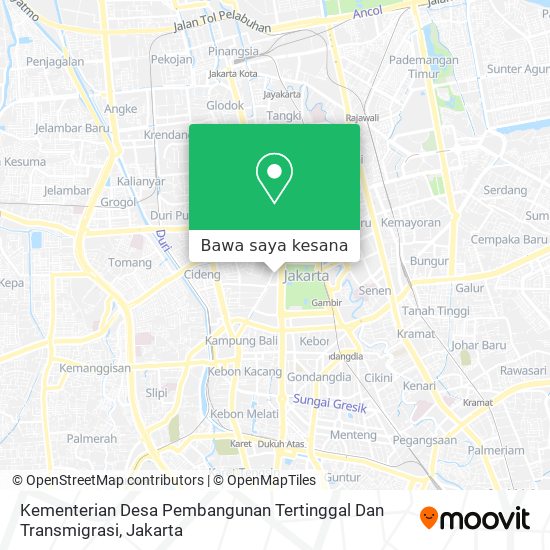 Peta Kementerian Desa Pembangunan Tertinggal Dan Transmigrasi