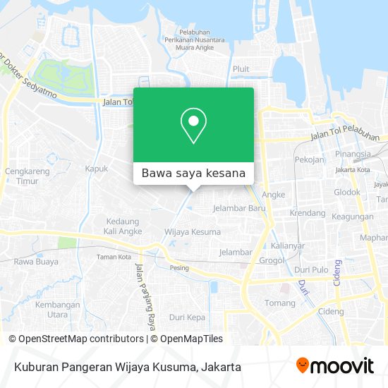Peta Kuburan Pangeran Wijaya Kusuma