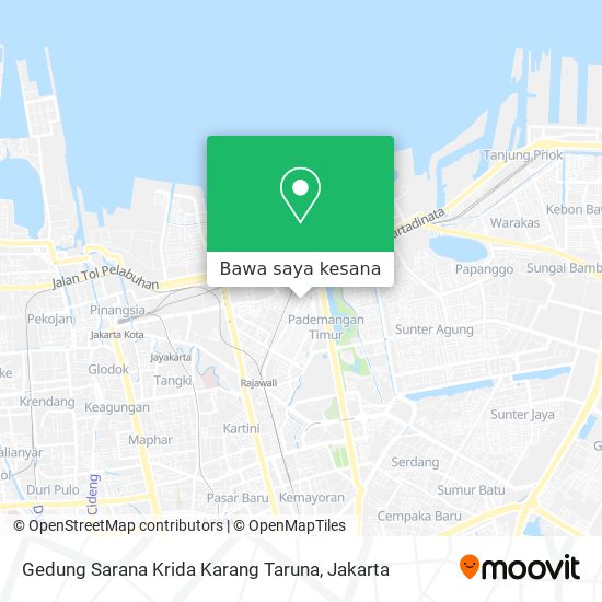 Peta Gedung Sarana Krida Karang Taruna