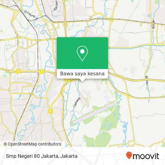 Peta Smp Negeri 80 Jakarta