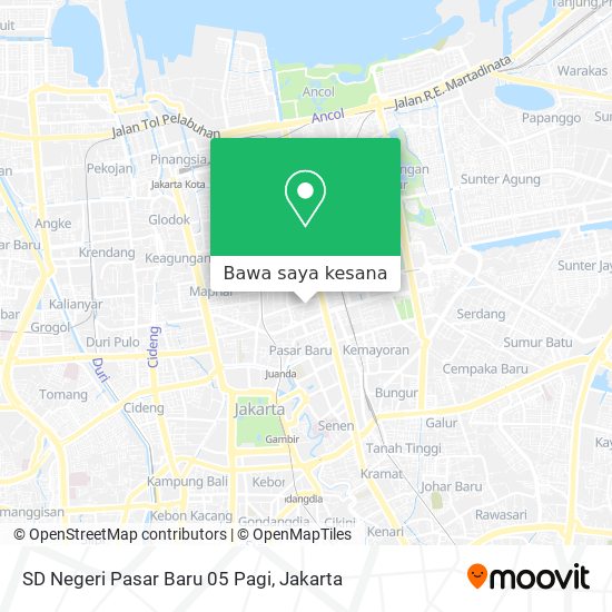 Peta SD Negeri Pasar Baru 05 Pagi