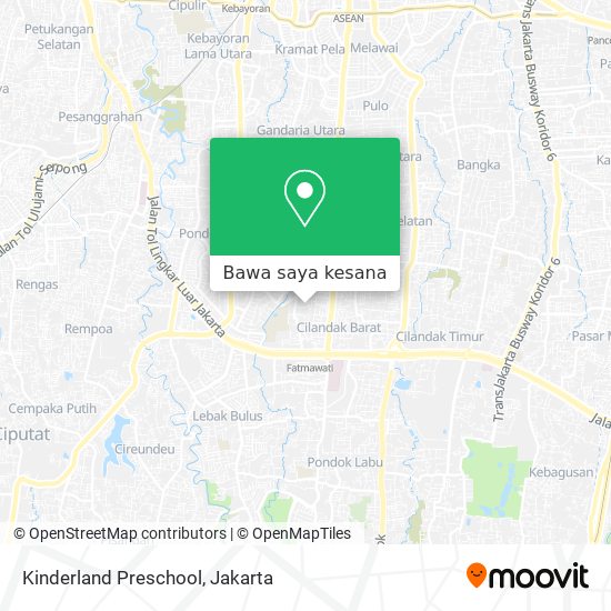 Peta Kinderland Preschool