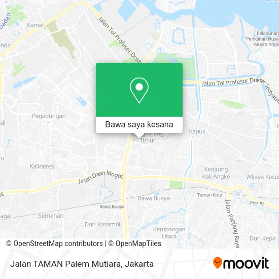 Peta Jalan TAMAN Palem Mutiara