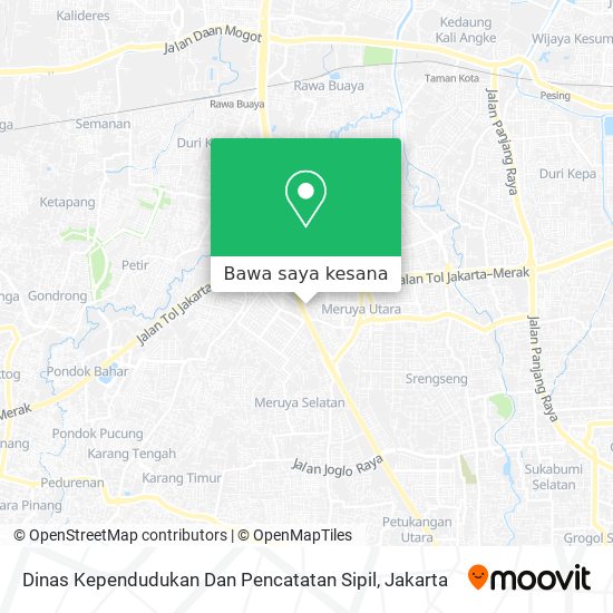 Peta Dinas Kependudukan Dan Pencatatan Sipil