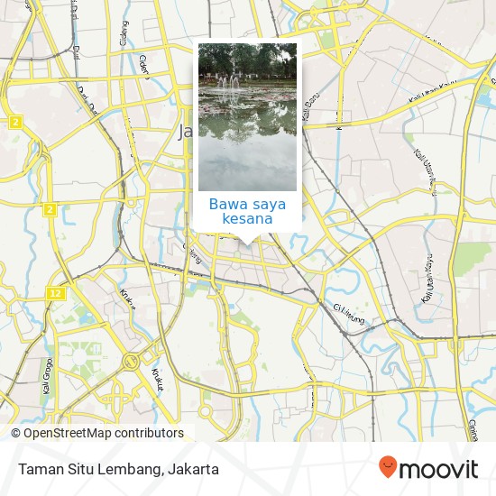 Peta Taman Situ Lembang