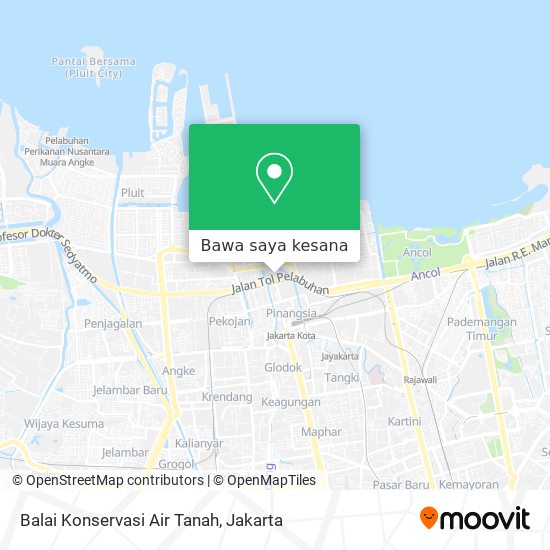 Peta Balai Konservasi Air Tanah