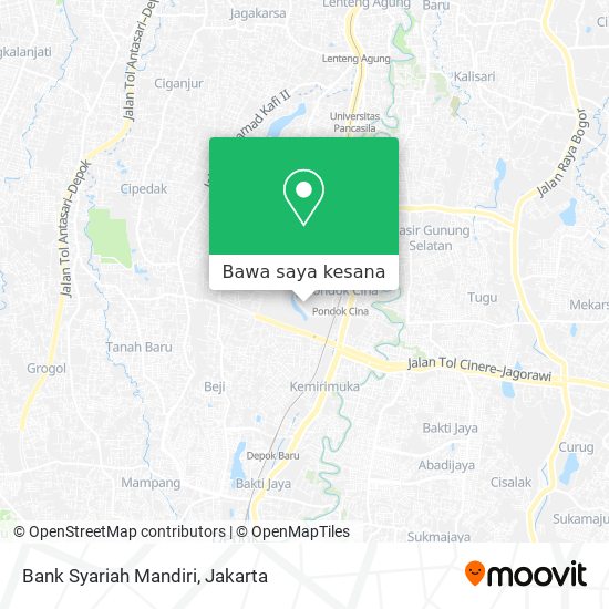 Peta Bank Syariah Mandiri