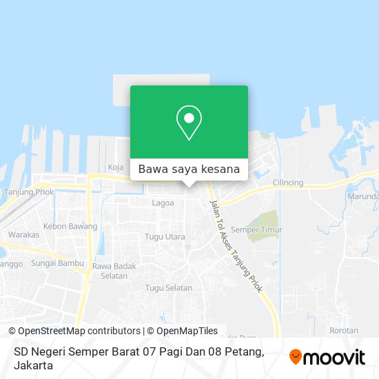 Peta SD Negeri Semper Barat 07 Pagi Dan 08 Petang