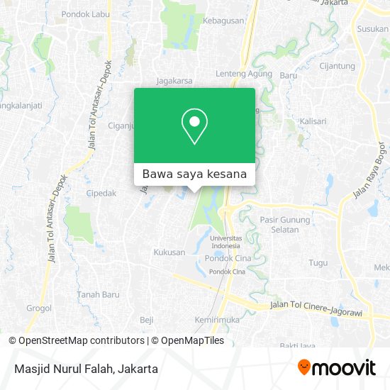Peta Masjid Nurul Falah