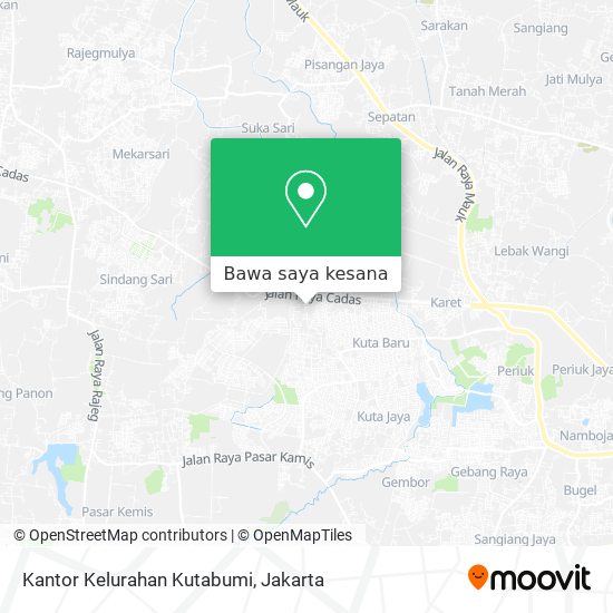 Peta Kantor Kelurahan Kutabumi