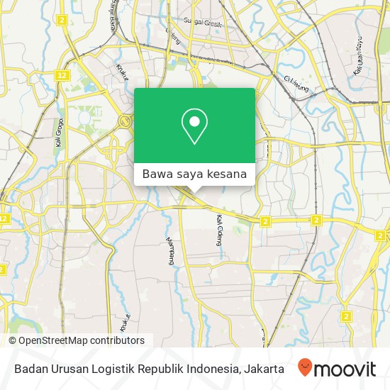 Peta Badan Urusan Logistik Republik Indonesia