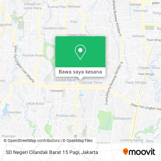 Peta SD Negeri Cilandak Barat 15 Pagi
