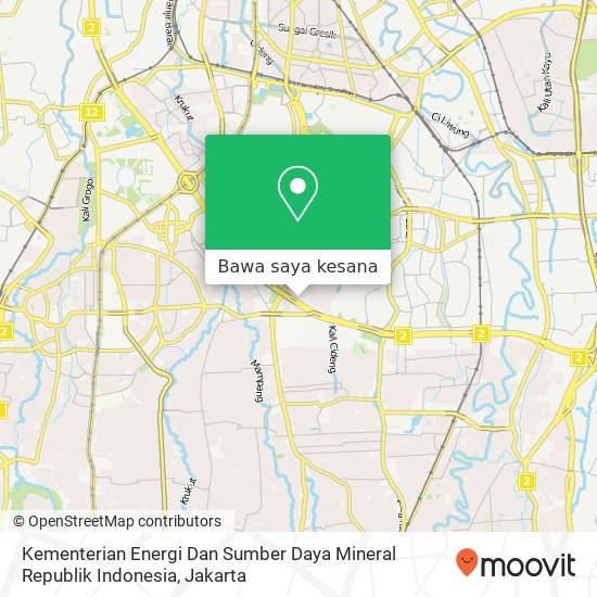 Peta Kementerian Energi Dan Sumber Daya Mineral Republik Indonesia