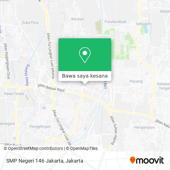 Peta SMP Negeri 146 Jakarta