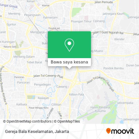 Peta Gereja Bala Keselamatan