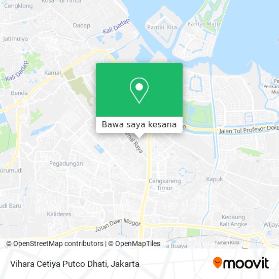 Peta Vihara Cetiya Putco Dhati