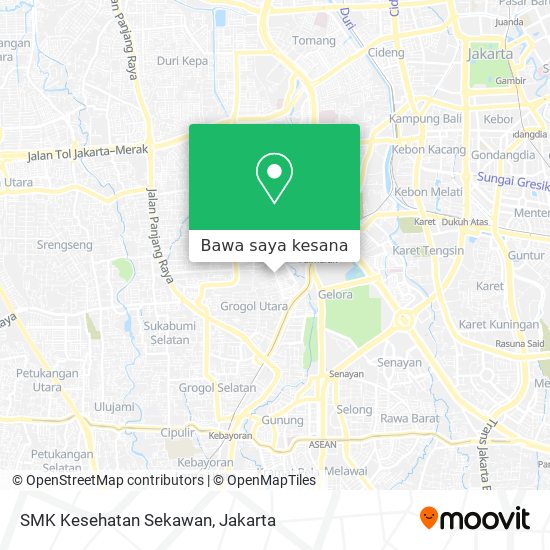 Peta SMK Kesehatan Sekawan
