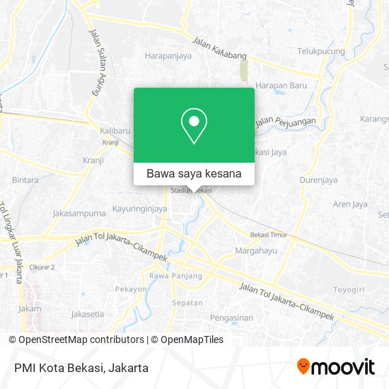Peta PMI Kota Bekasi