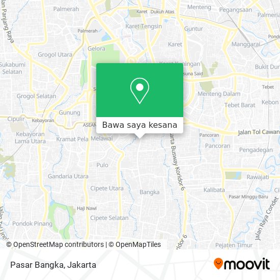 Peta Pasar Bangka
