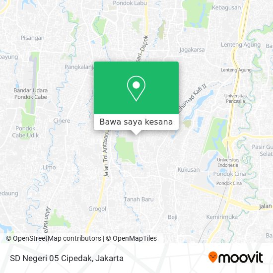 Peta SD Negeri 05 Cipedak
