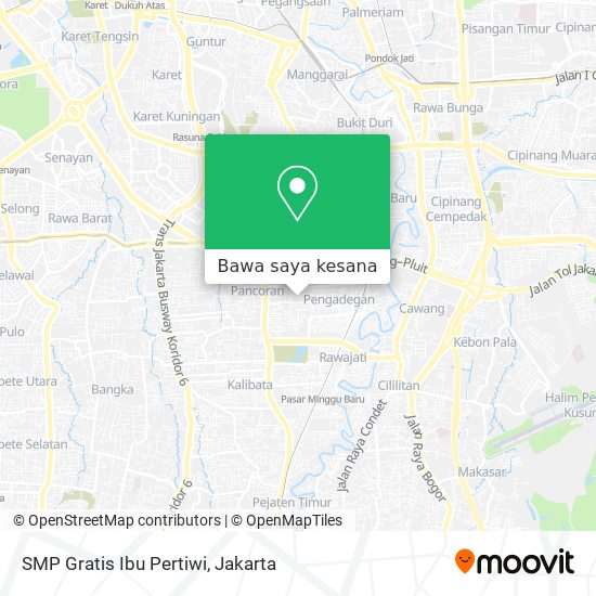 Peta SMP Gratis Ibu Pertiwi