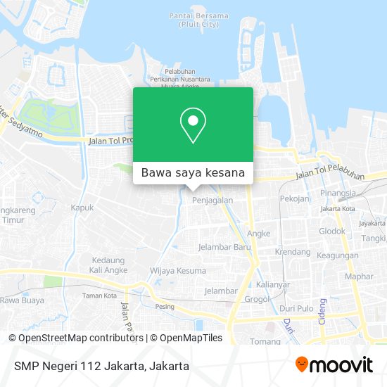 Peta SMP Negeri 112 Jakarta