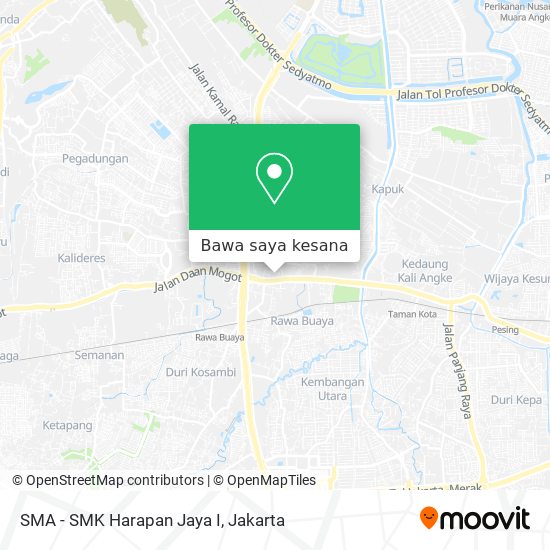 Peta SMA - SMK Harapan Jaya I