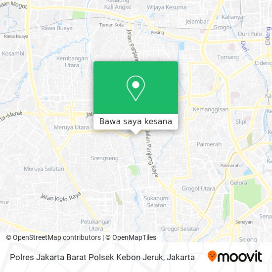 Peta Polres Jakarta Barat Polsek Kebon Jeruk