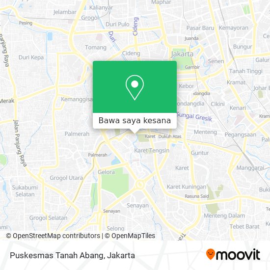 Peta Puskesmas Tanah Abang