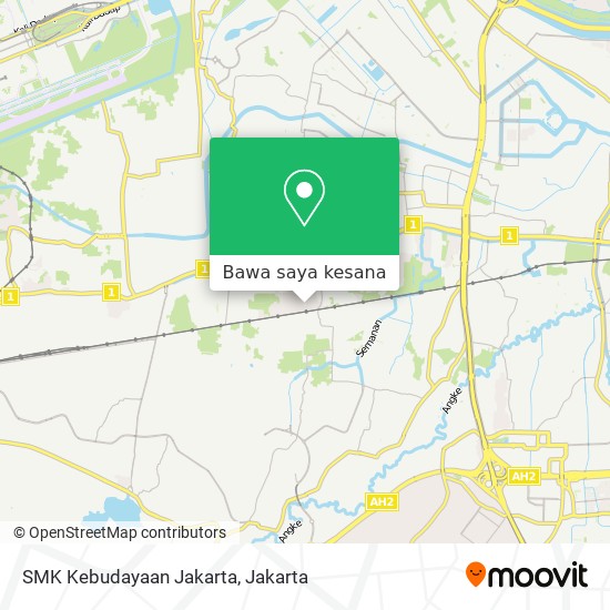 Peta SMK Kebudayaan Jakarta