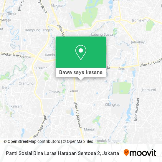 Peta Panti Sosial Bina Laras Harapan Sentosa 2