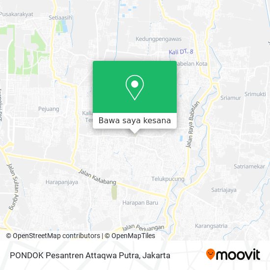 Peta PONDOK Pesantren Attaqwa Putra