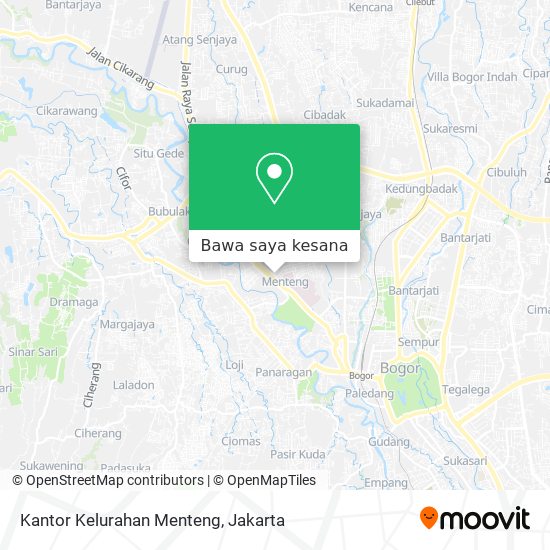 Peta Kantor Kelurahan Menteng