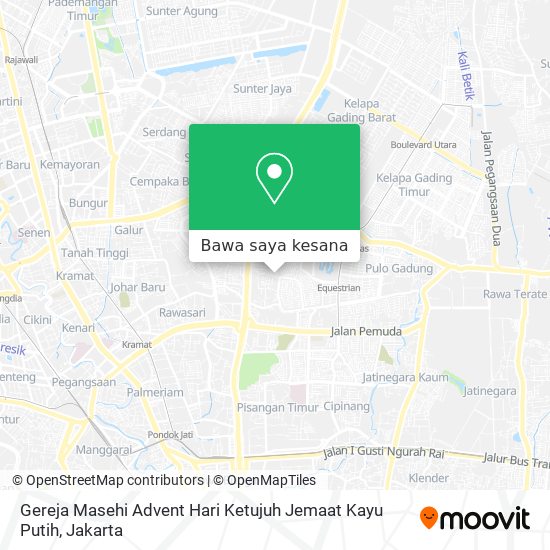 Peta Gereja Masehi Advent Hari Ketujuh Jemaat Kayu Putih