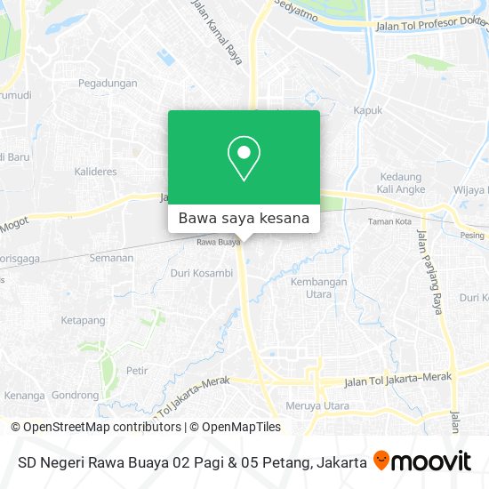 Peta SD Negeri Rawa Buaya 02 Pagi & 05 Petang