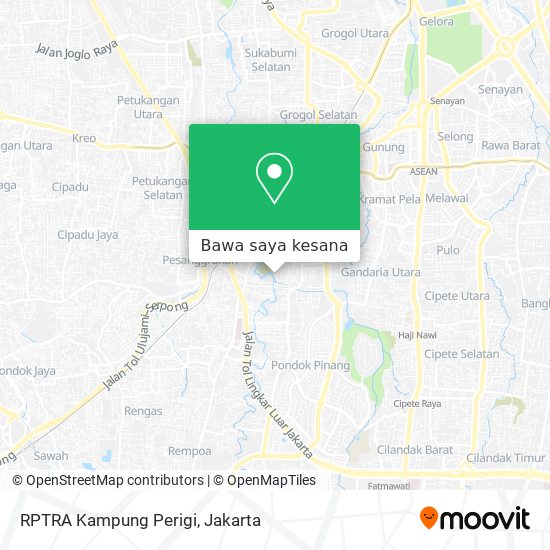 Peta RPTRA Kampung Perigi