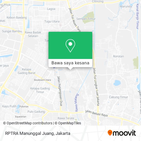 Peta RPTRA Manunggal Juang