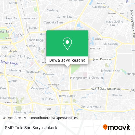 Peta SMP Tirta Sari Surya
