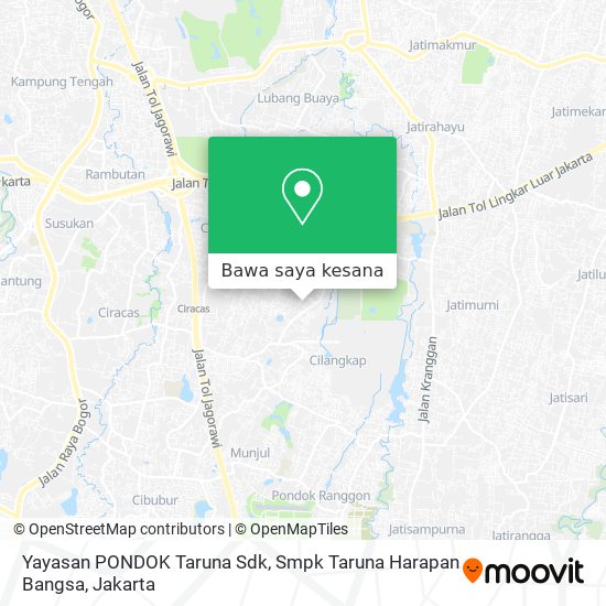 Peta Yayasan PONDOK Taruna Sdk, Smpk Taruna Harapan Bangsa