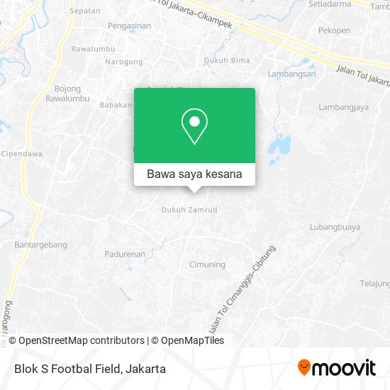Peta Blok S Footbal Field