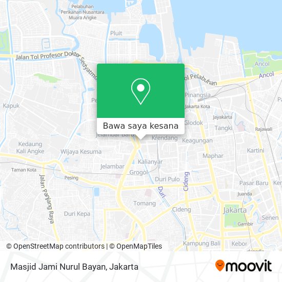 Peta Masjid Jami Nurul Bayan