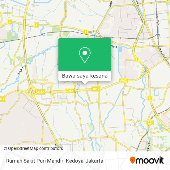 Peta Rumah Sakit Puri Mandiri Kedoya