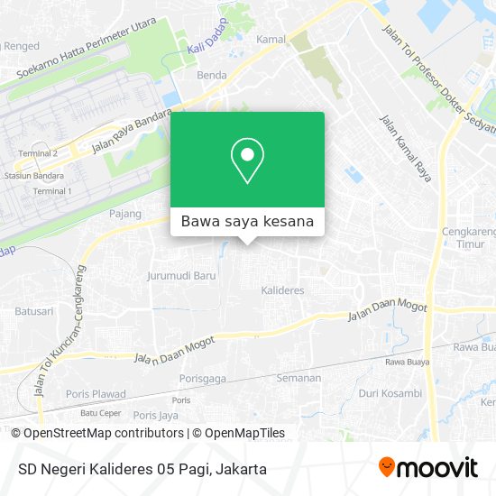 Peta SD Negeri Kalideres 05 Pagi
