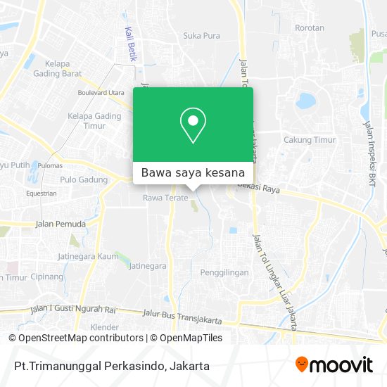 Peta Pt.Trimanunggal Perkasindo