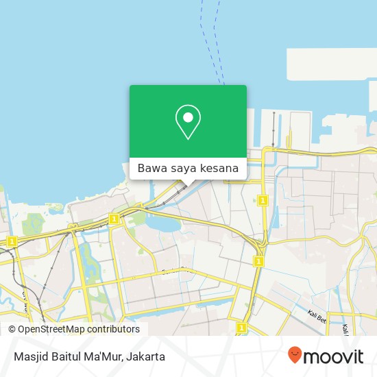 Peta Masjid Baitul Ma'Mur