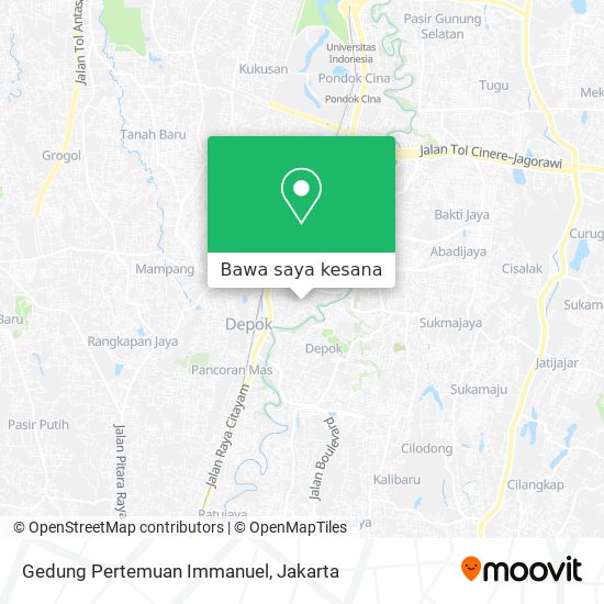 Peta Gedung Pertemuan Immanuel